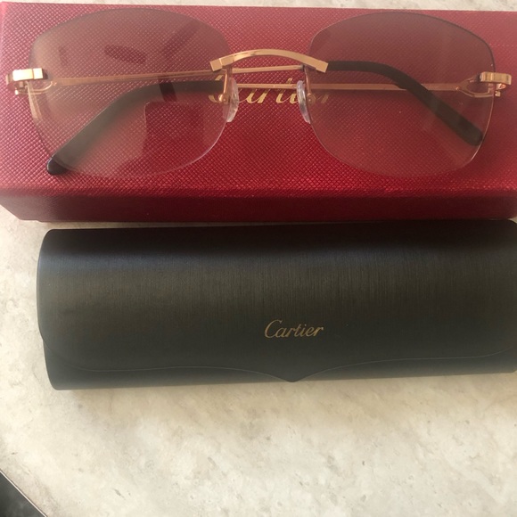 Authentic Custom Rose Gold Cartier sunglasses - Picture 10 of 10